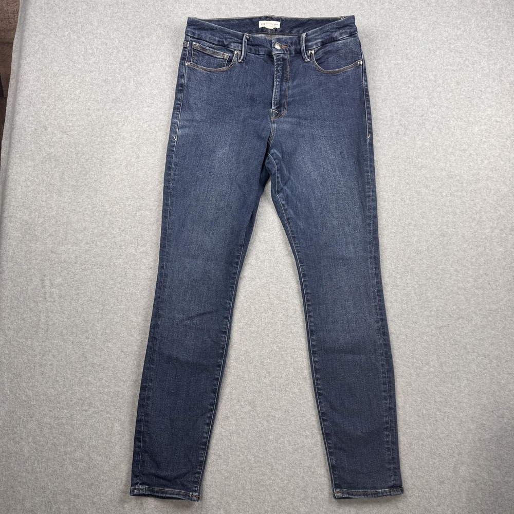 Good American Jeans Womens 10/30 Medium Wash Skinny Stretch‎ Denim 5 Pocket